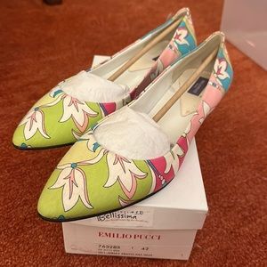 NIB EMILIO PUCCI JERSEY PRATO FLATS